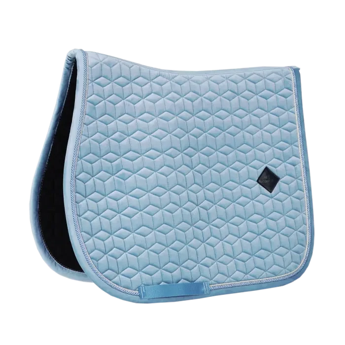 Saddle Pad Velvet Jumping Kentucky 42579 Light Blue