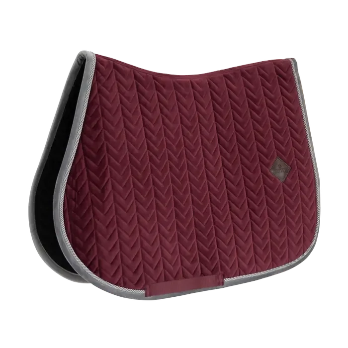saddle pad Velvet Contrsast jumping Kentucky 42708 Bordeaux