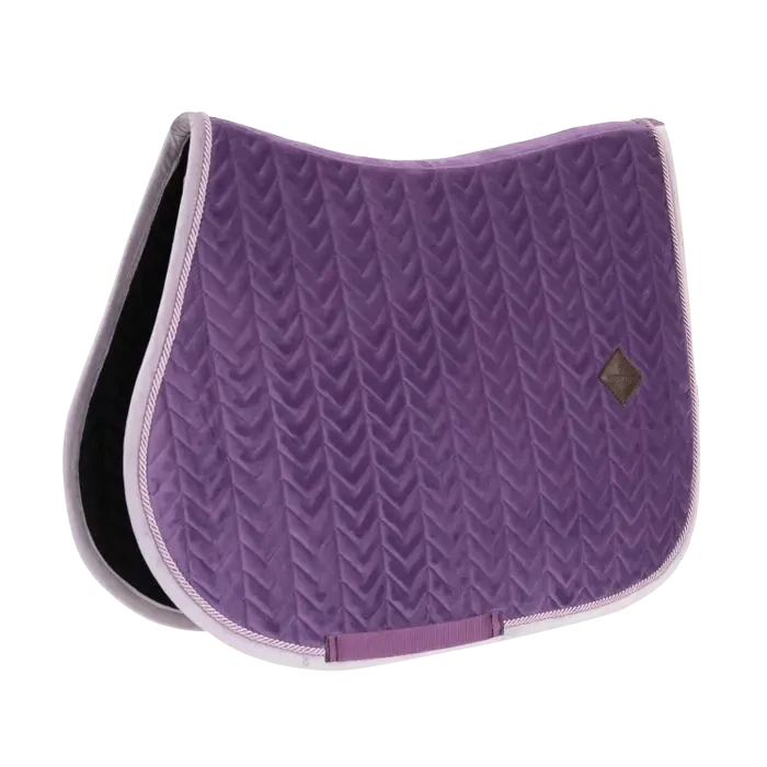 saddle pad Velvet Contrsast jumping Kentucky 42708 Royal  Purple
