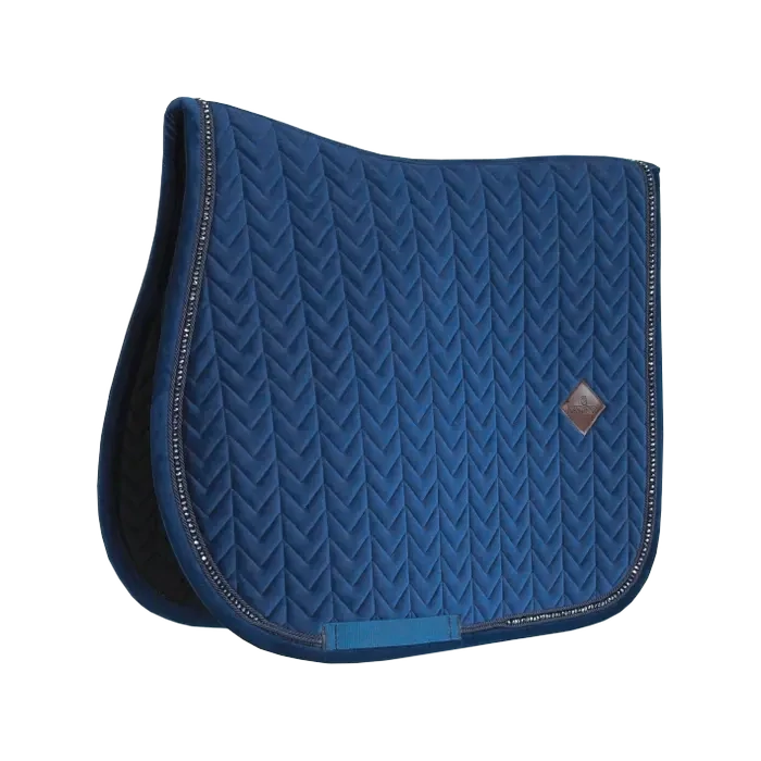 Saddle Pad Velvet Pearls Jumping Kentucky 42590 Navy