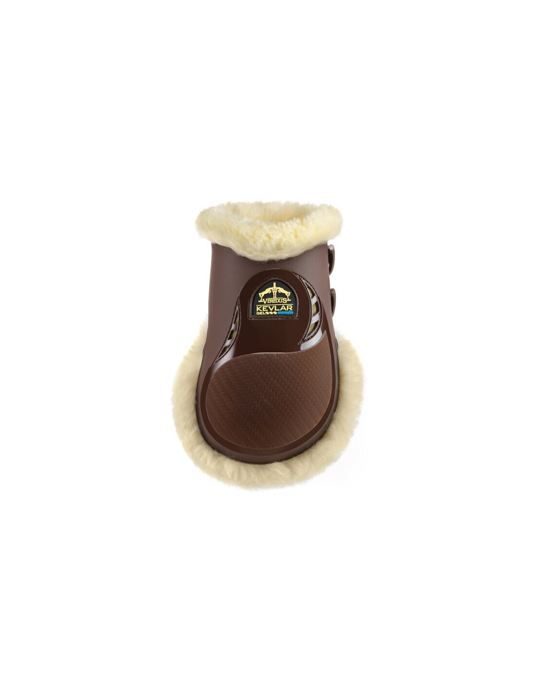 Protège-boulets Veredus Carbon Gel Vento Kevlar "Save the Sheep" Brown