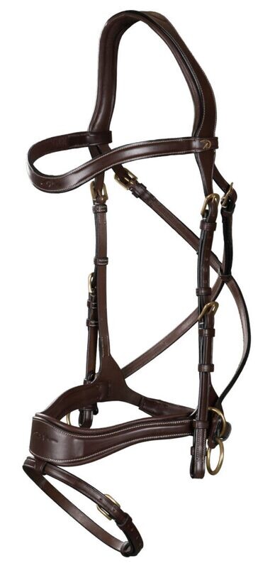 Snaffle bridle D Motion Dyon Collection DYCCCW Brown