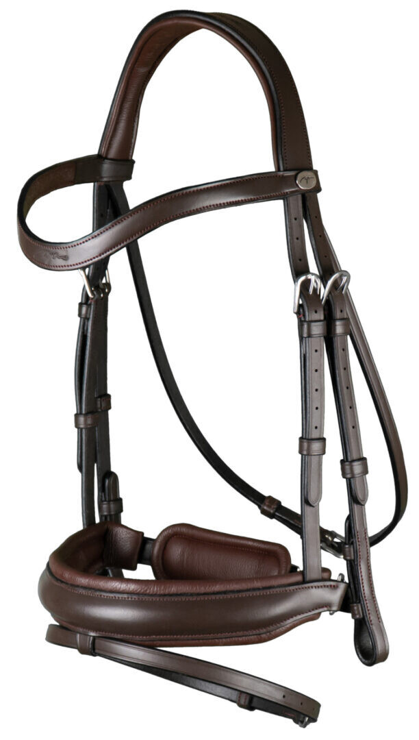 Bridon Muserolle Combinée Large Dyon WODCAM Brown
