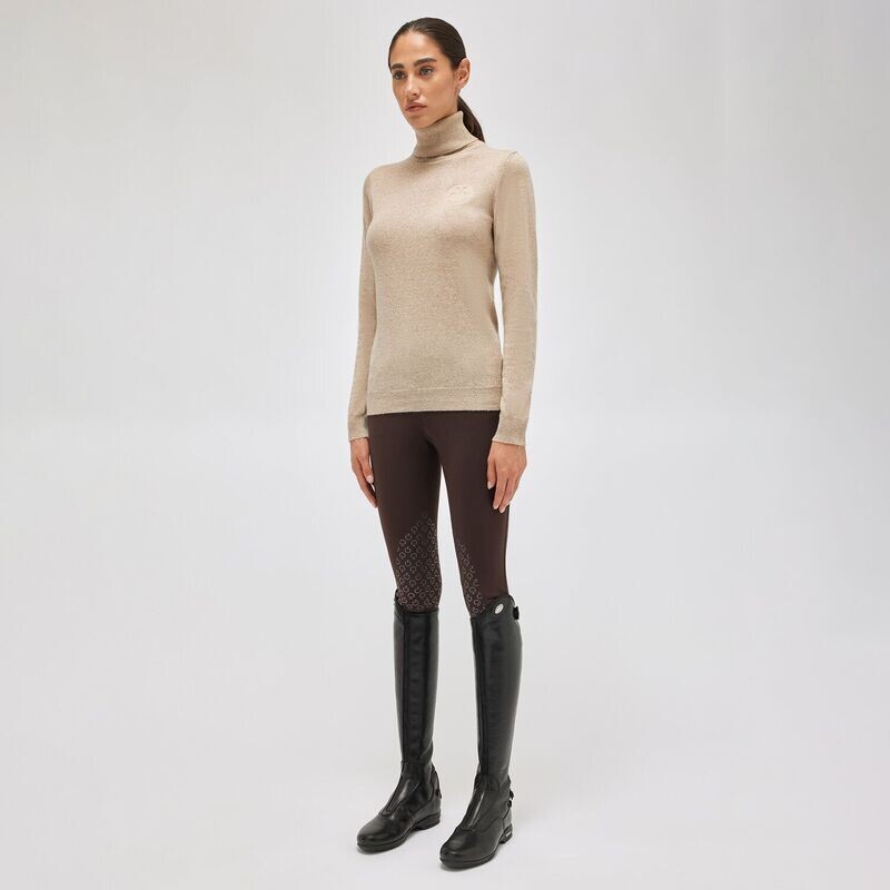 Pull à col roulé Femme Cavalleria Toscana MAD130 Cacao Pull à col roulé Femme Cavalleria Toscana MAD130 Cacao