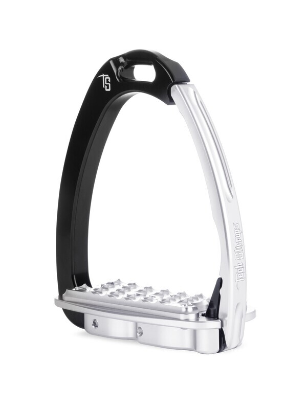 Venice Sloped Evo  Tech Stirrups Black/Silver