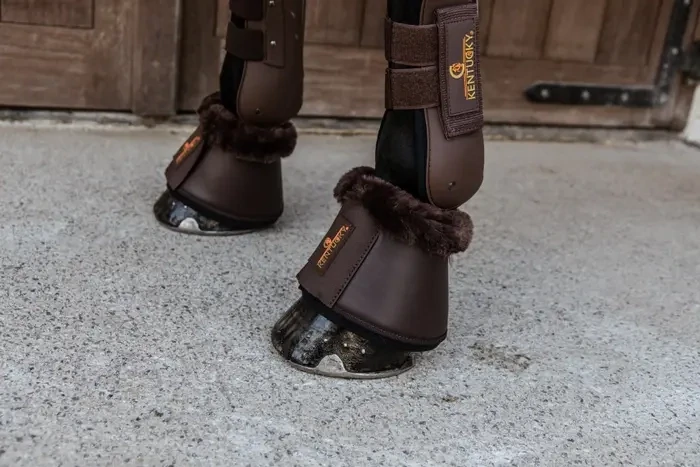 Cloches mouton en cuir Kentucky 88295 Brown/Brown