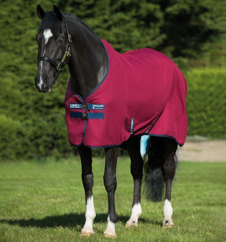 Rambo® Techni-Waffle Cooler Horseware ACAW62 Bordeaux