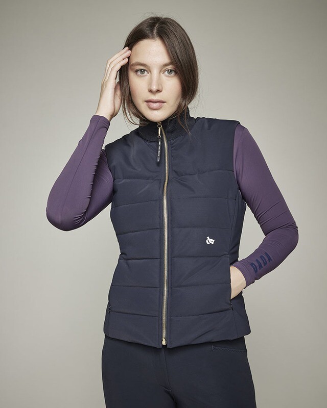 Doudoune sans manches Delaunay Dada Sport Navy