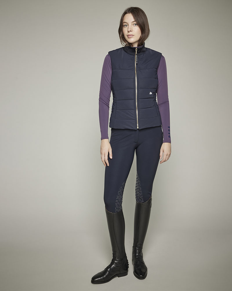 Doudoune sans manches Delaunay Dada Sport Navy