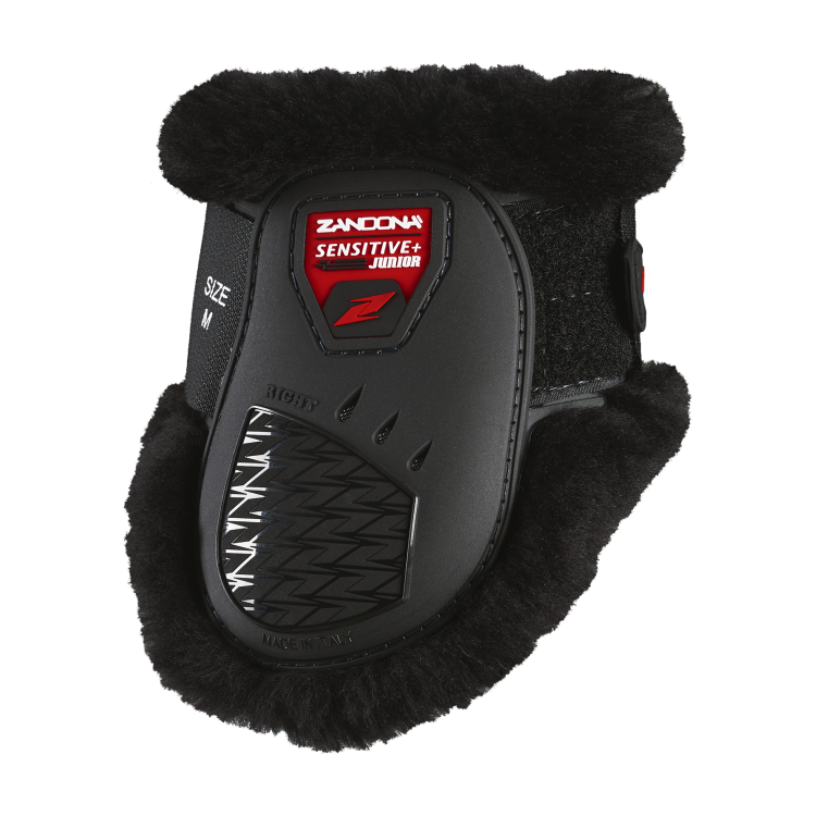 The Carbon Air Sensitive+ Junior fetlock guards from the Zandona