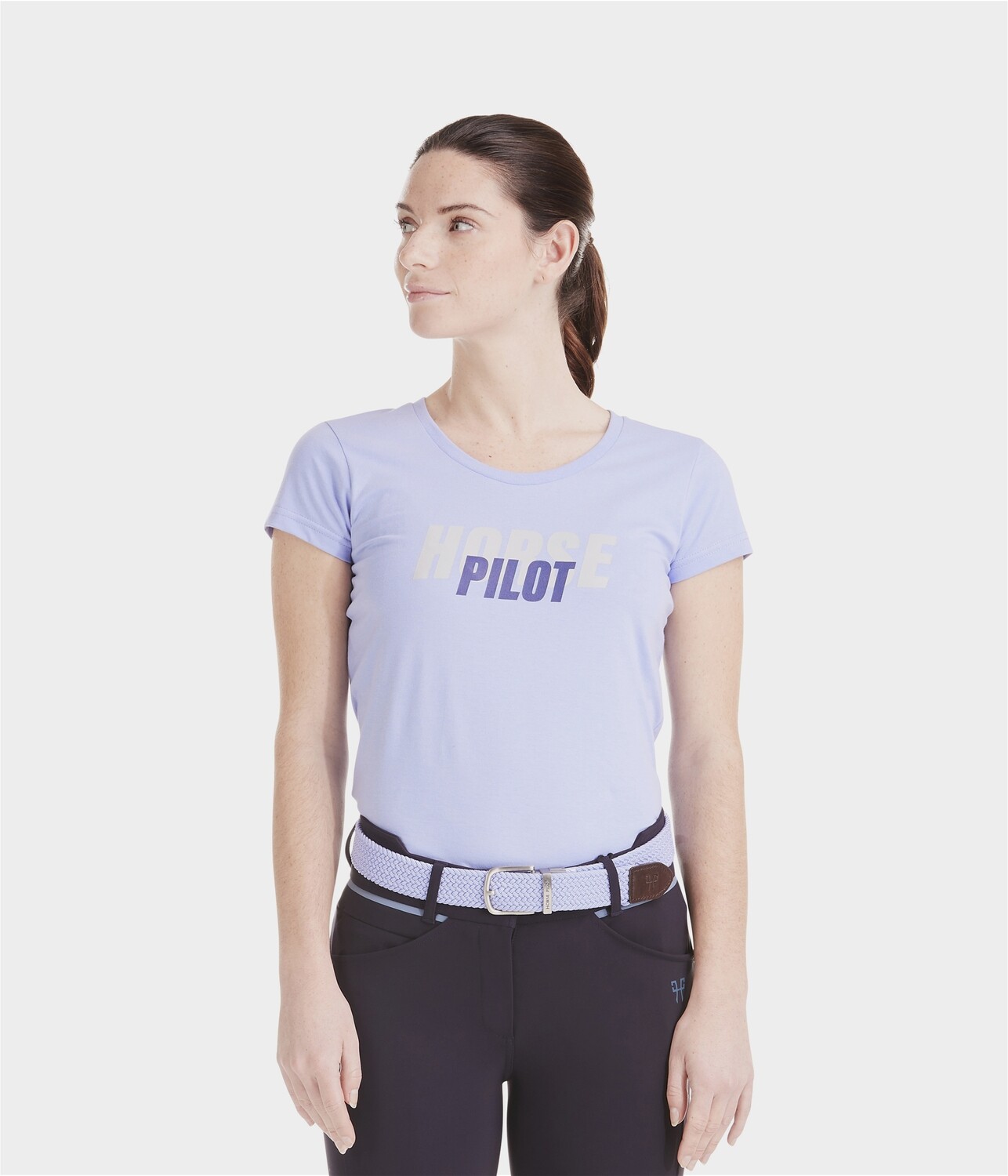 Team Shirt Woman Horse Pilot Lavender
