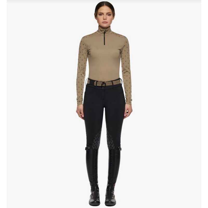 Polo Femme Cavalleria Toscana POD307 sand Polo Femme Cavalleria Toscana POD307 sand