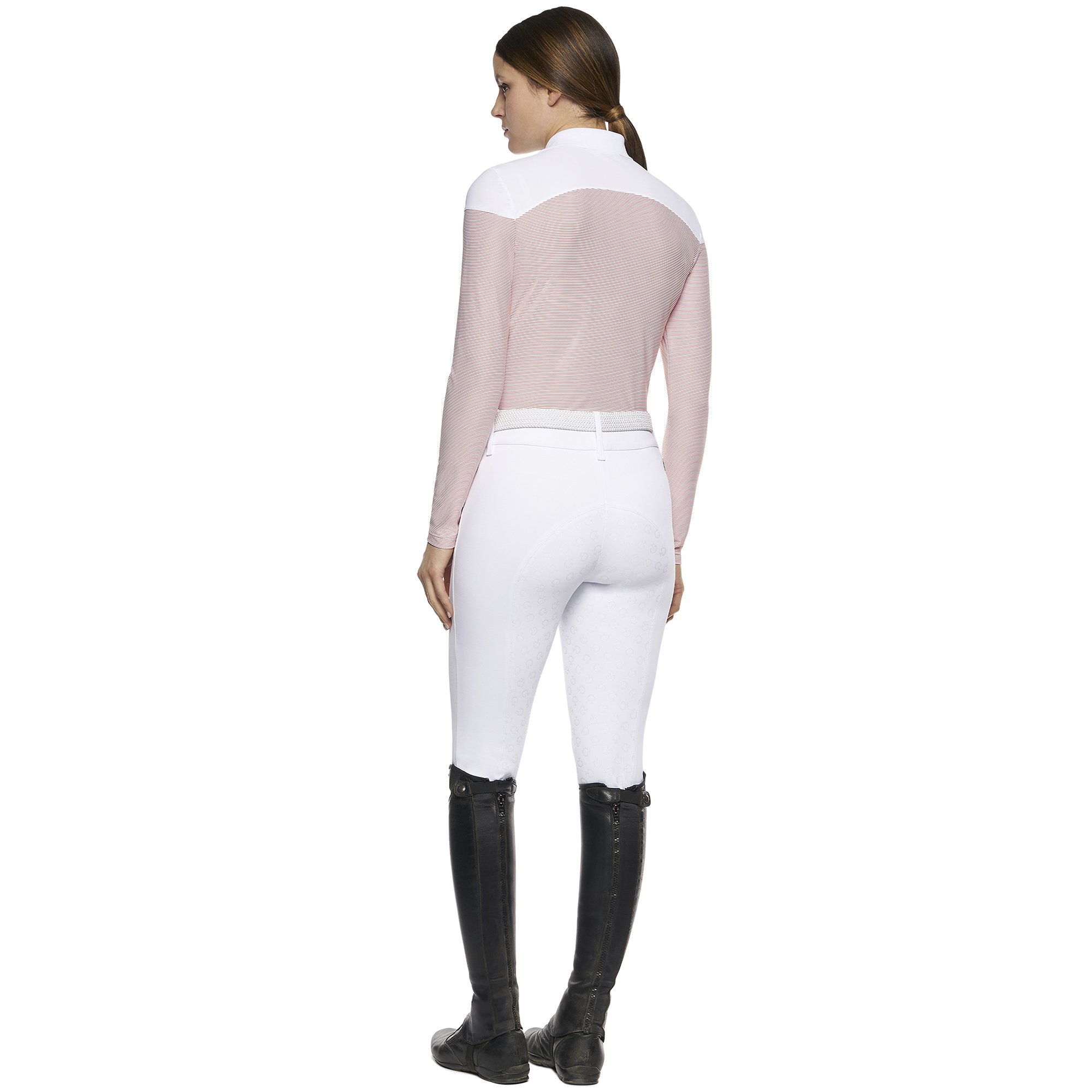 Polo Femme Cavalleria Toscana POD271 red/white