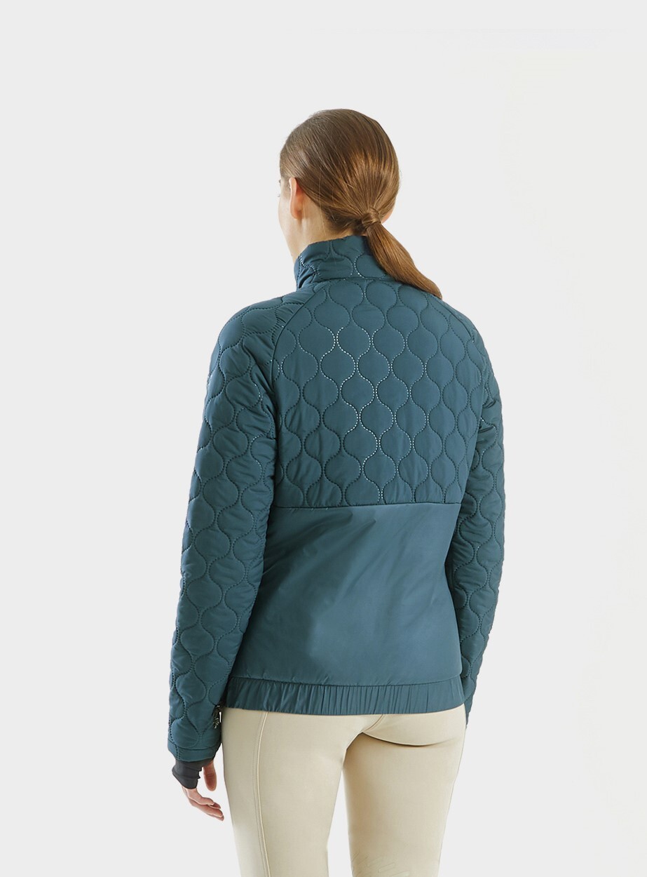 Hight-Frequency woman Horse Pilot navy