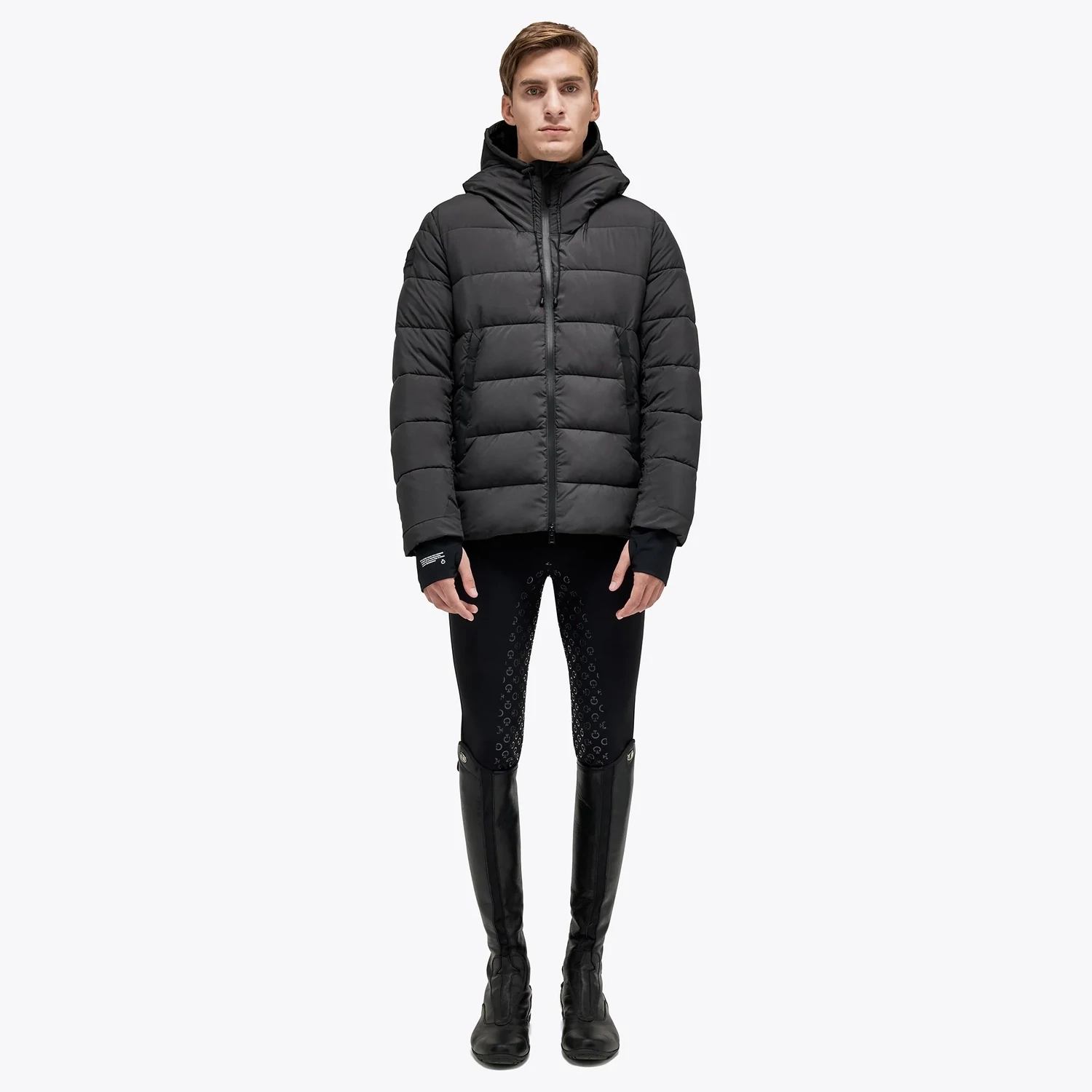 Cavalleria Toscana GIU267 black jacket for men