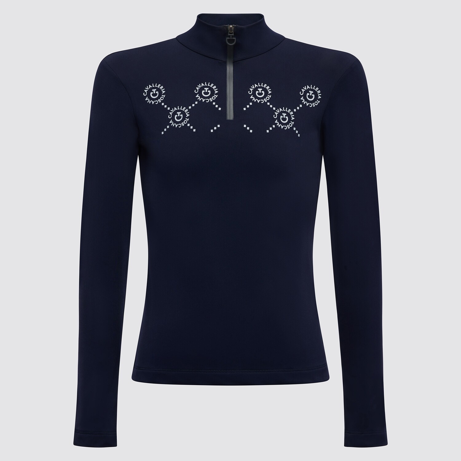 Polo Jersey Girl Cavalleria Toscana POA101 navy