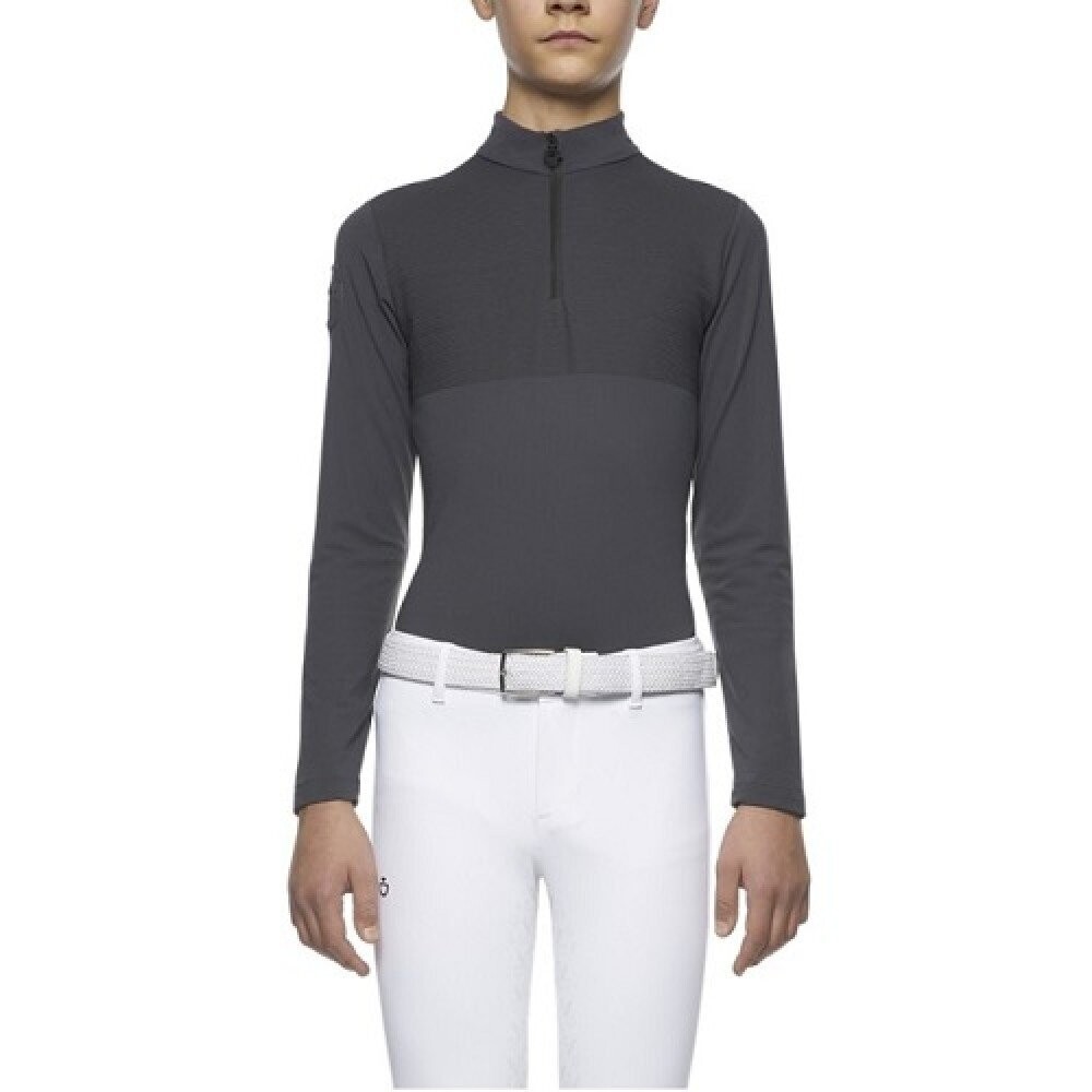 Polo Jersey Boy Cavalleria Toscana POO066 Grey