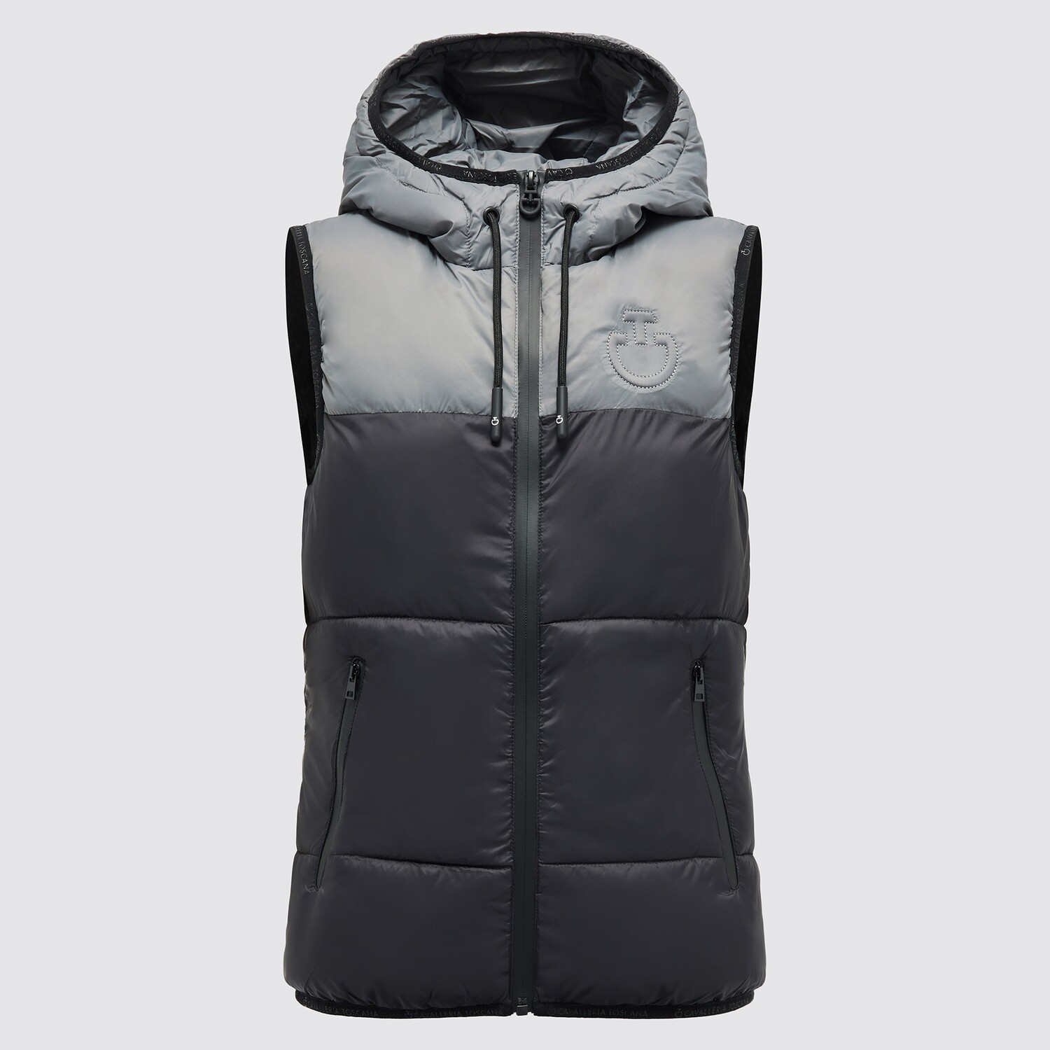 Hooded unisex  Cavalleria Toscana GLK028 grey/black