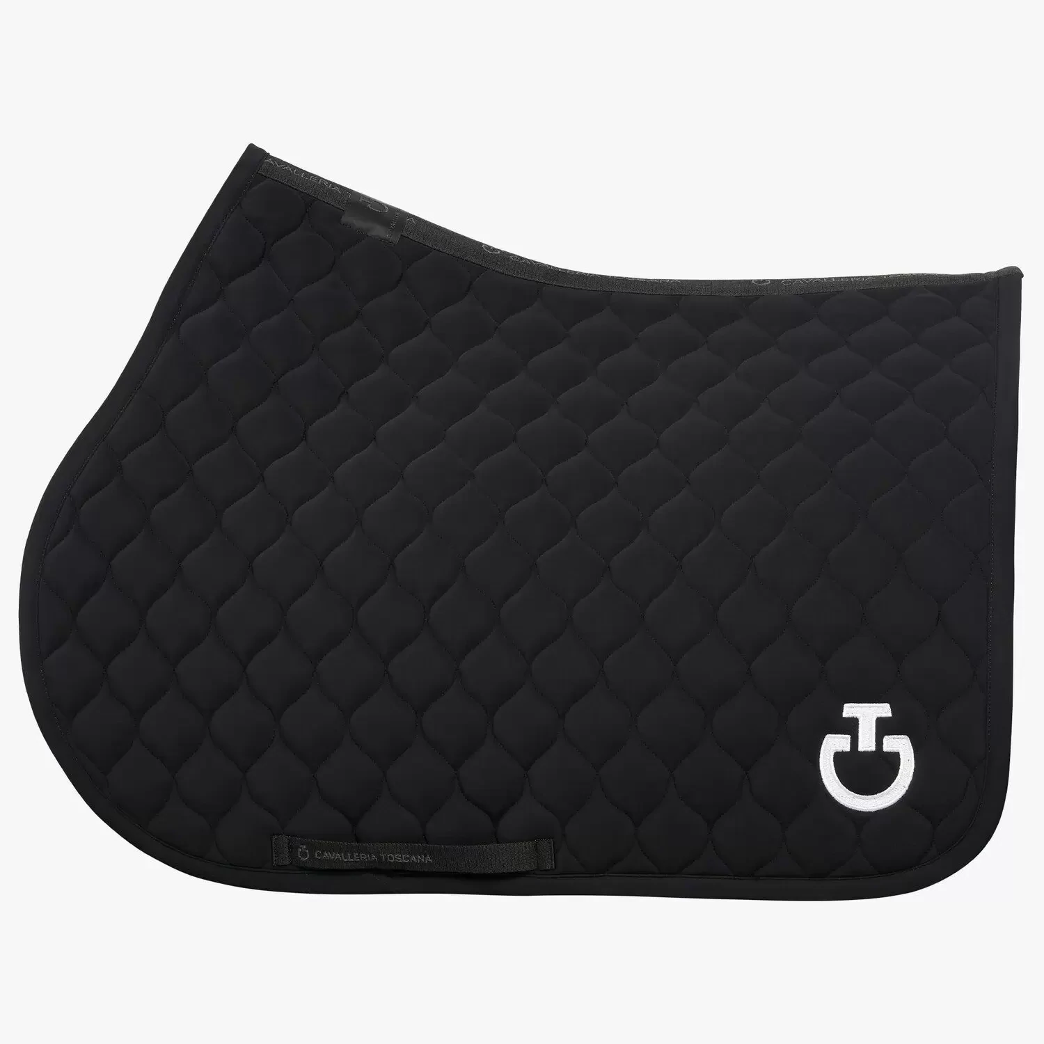 Circular-quilted jumping saddle pad  Cavalleria Toscana SOT053 9999