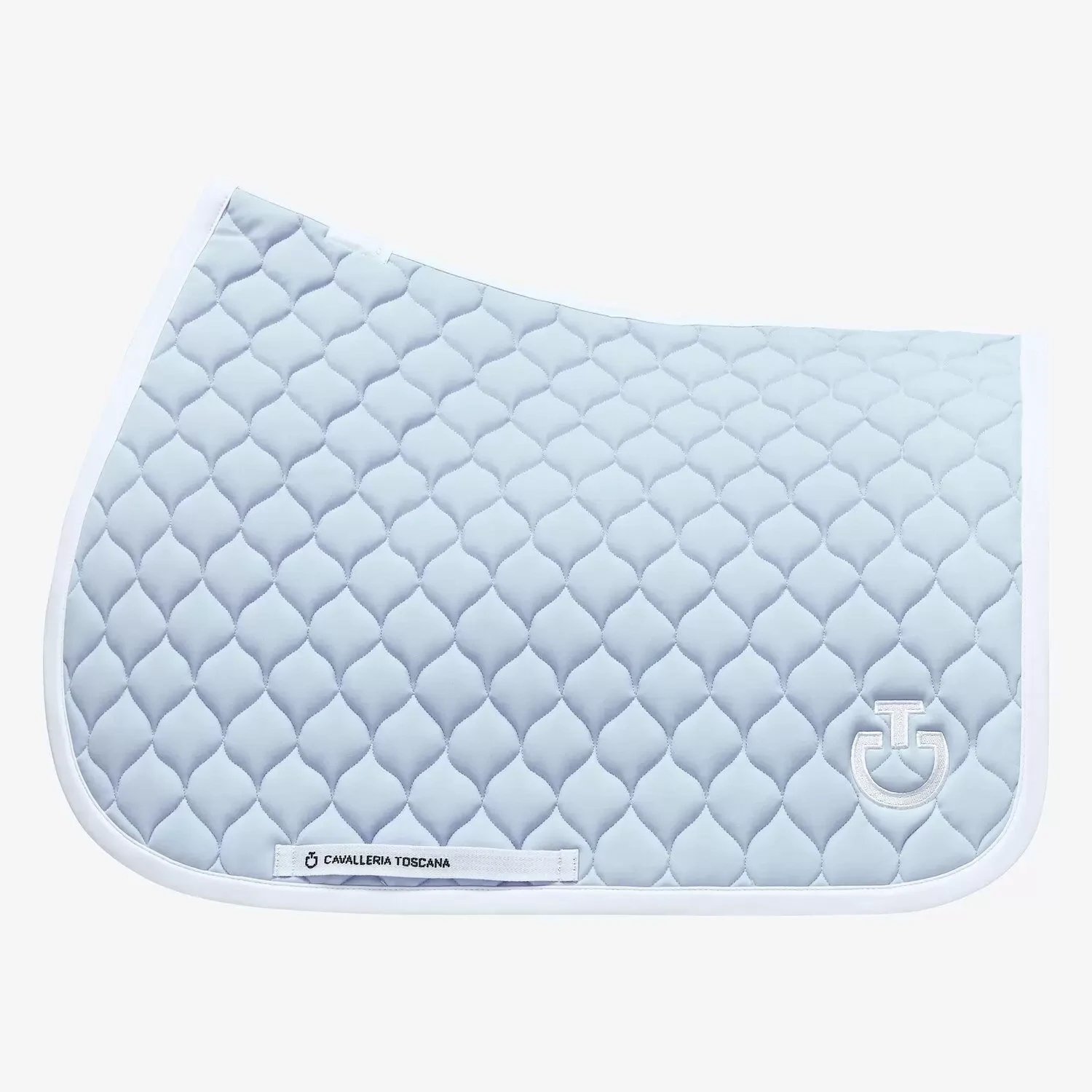 Circular-quilted jumping saddle pad  Cavalleria Toscana SOT053 7101