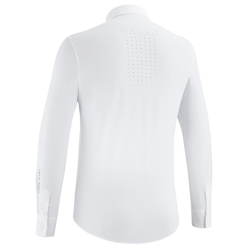 Horse Pilot Aerolight  competition shirt for men ALIML219white