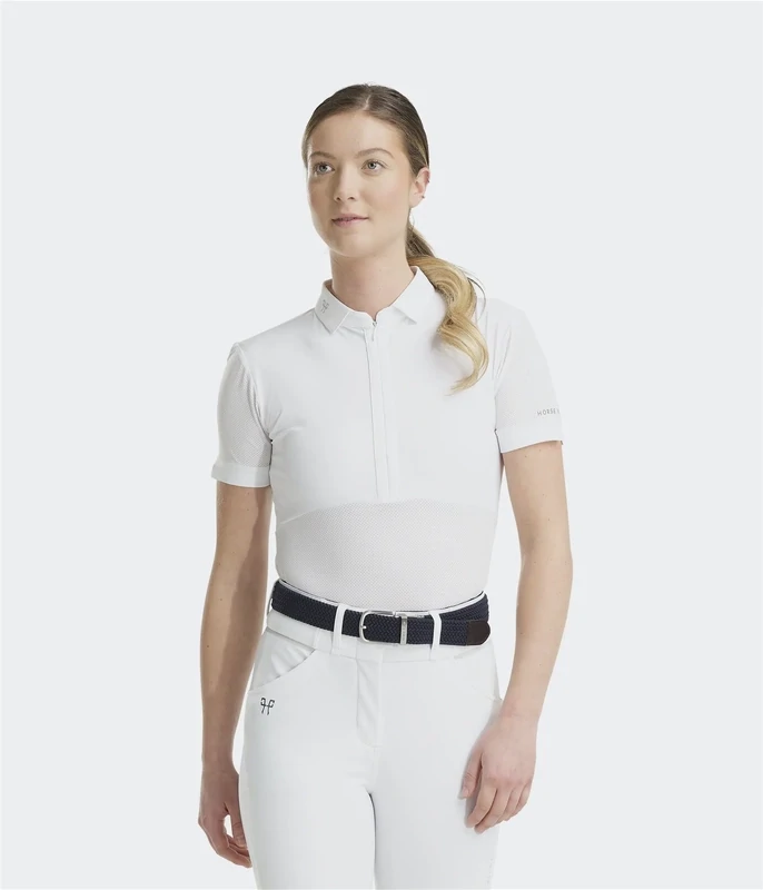 Polo Aeromesh Horse Pilot White Polo Aeromesh Horse Pilot White