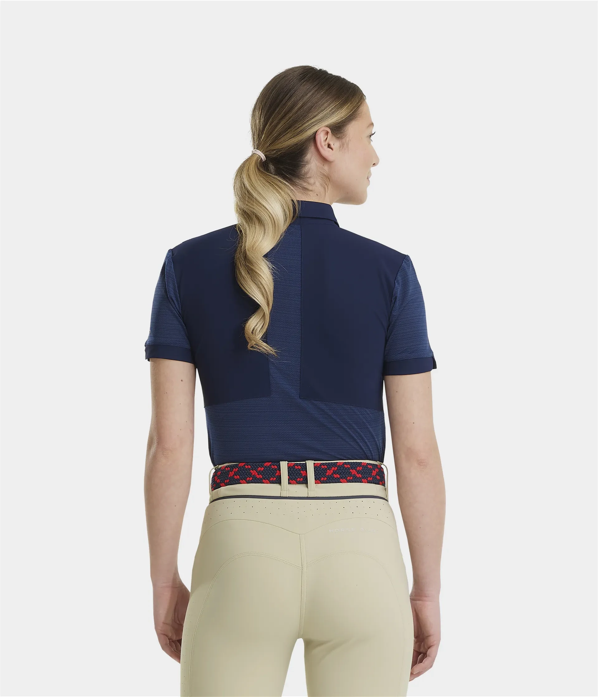 Polo Aeromesh Horse Pilot Navy