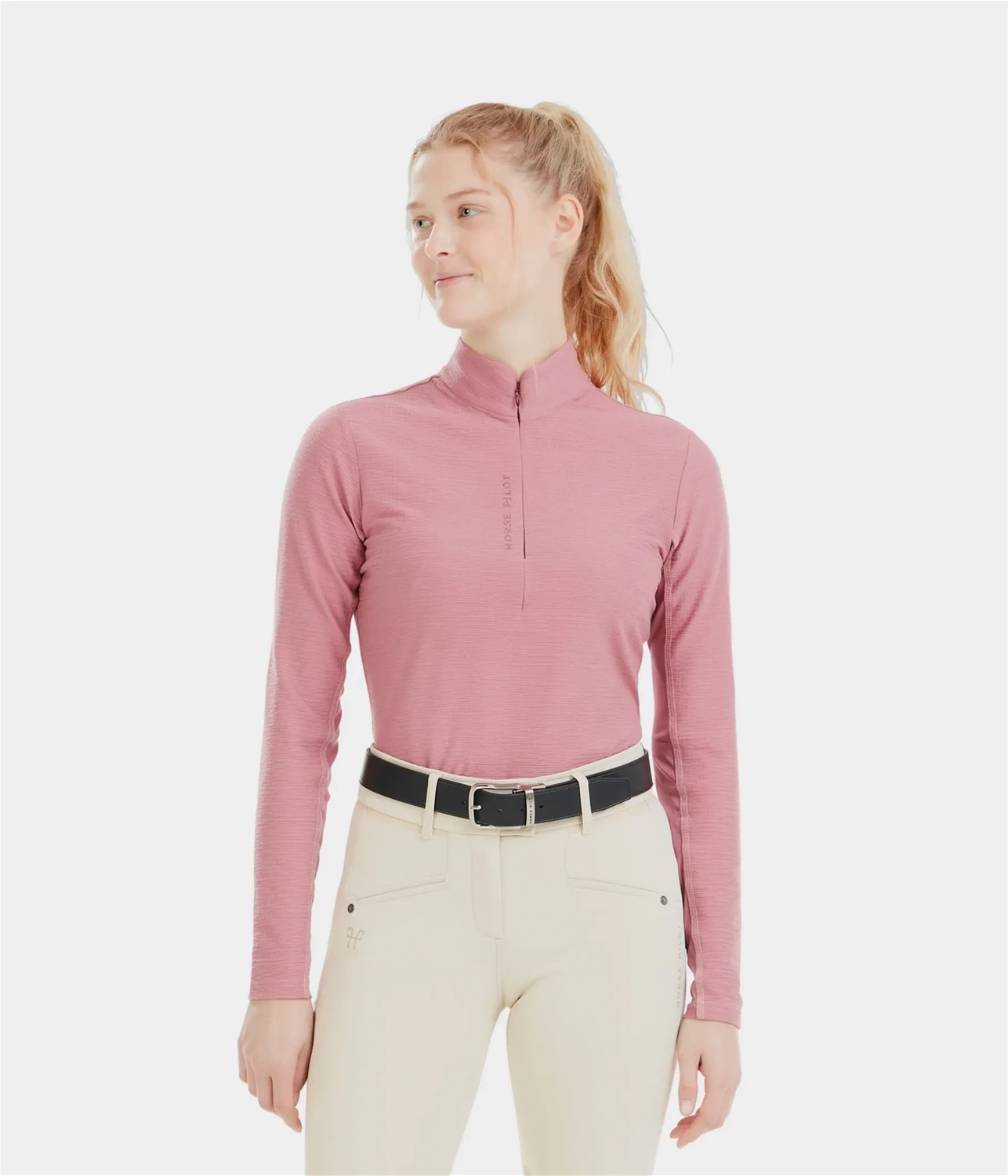 T-shirt ML Suntech Horse Pilot mesa pink