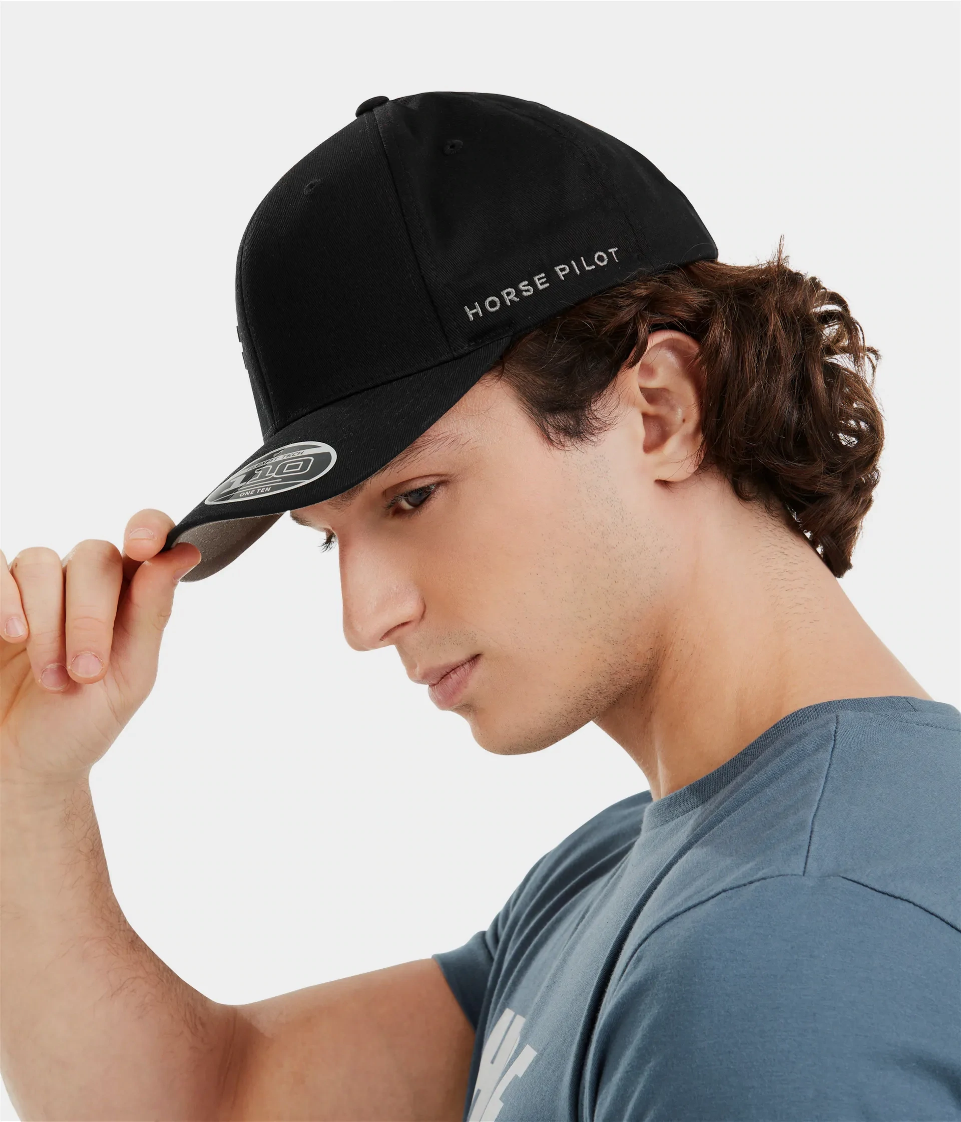 Casquette Flexfit SS24 Horse Pilot black