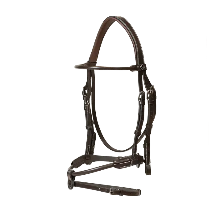 Bridon cuir rond Dyon WOARHYBRF brown