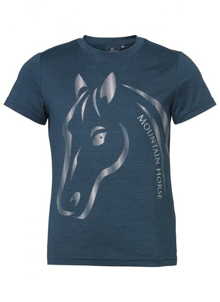 Tech Tee Jr Mountain Horse Grey