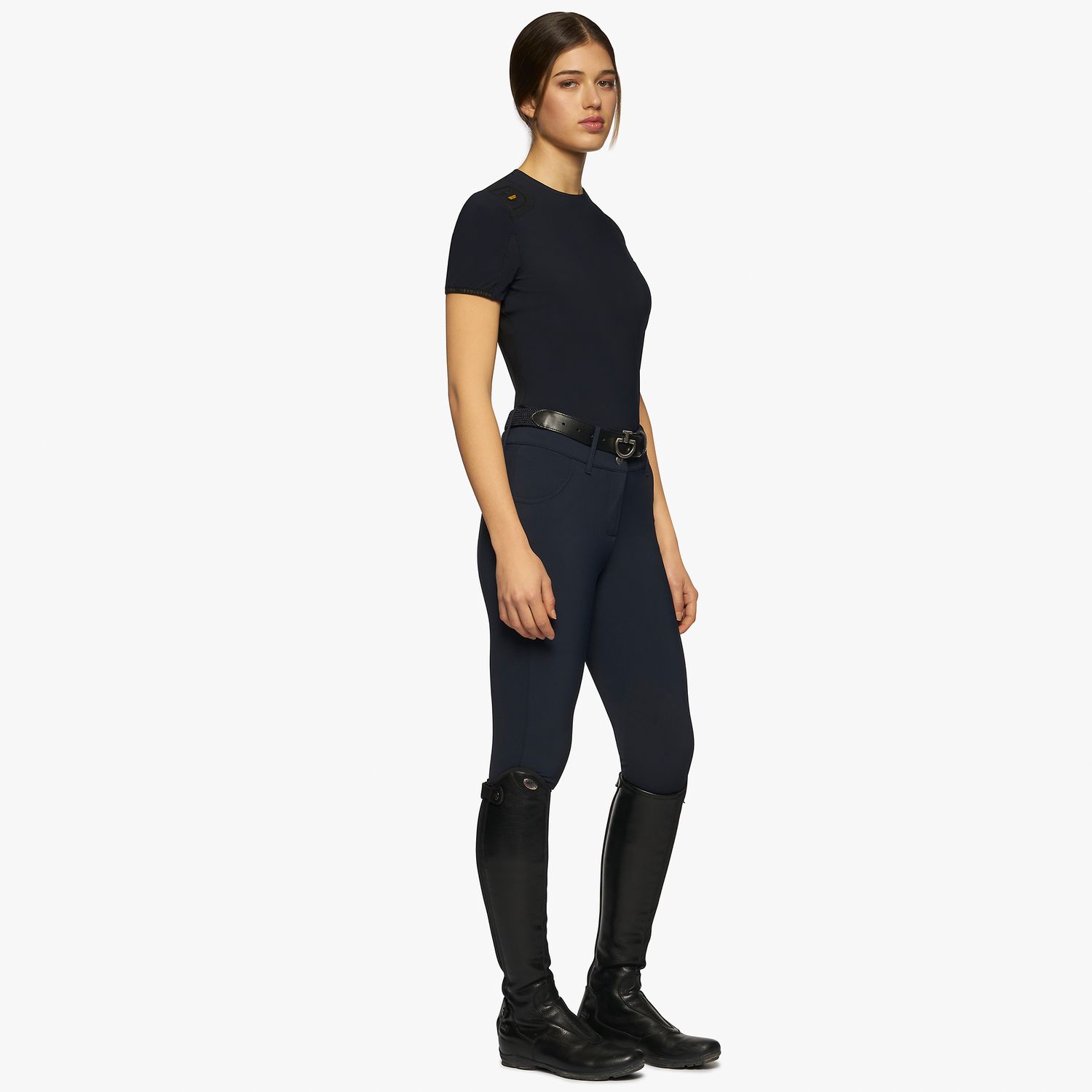 T-shirt REVO Epaulet Femme Cavalleria Toscana TSD0653 7901