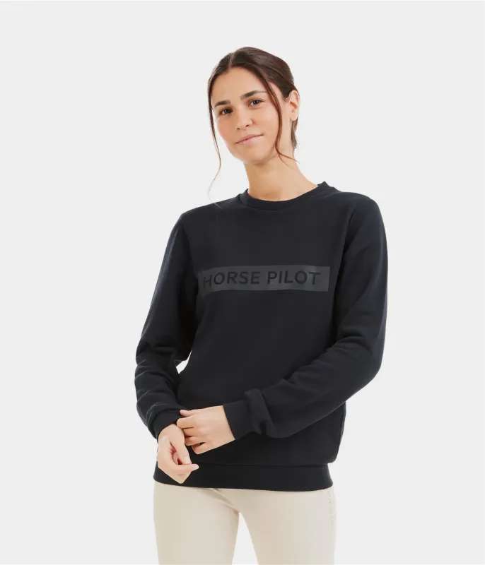 Team Sweat Shirt Woman Horse Pilot blue Team Sweat Shirt Woman Horse Pilot blue