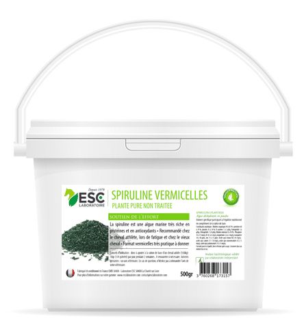 Spiruline Vermicelles   ESC Laboratoire