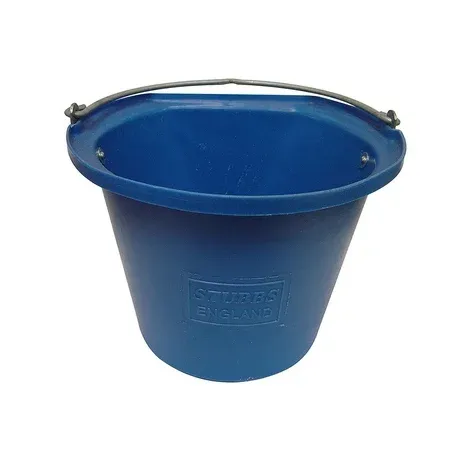 Seau bord plat Stubbs bleu