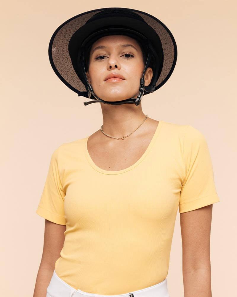 Visor for Aria Dada Sport helmet black