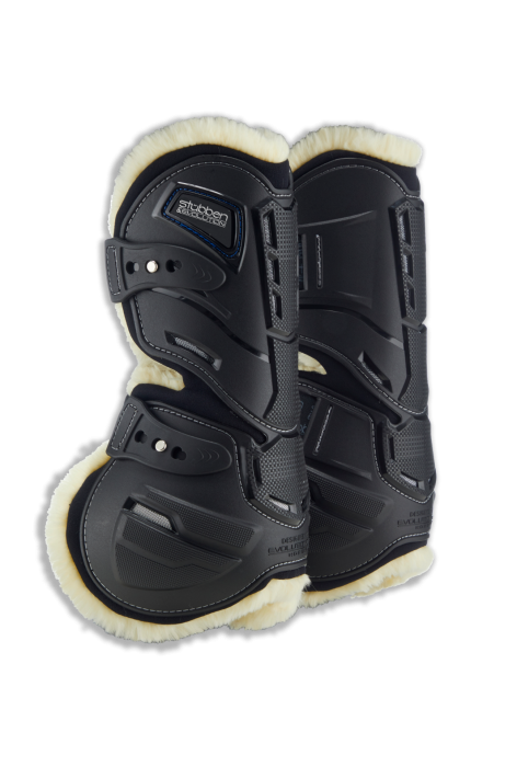 Hybrid tendon boots Fleece  Stübben black