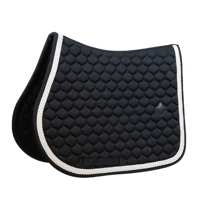 Saddle Pad Whit Plaited Cord Kentucky 42722 black