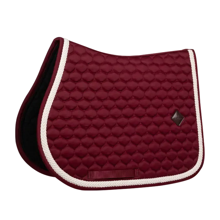 Saddle Pad Whit Plaited Cord Kentucky 42722 Bordeaux