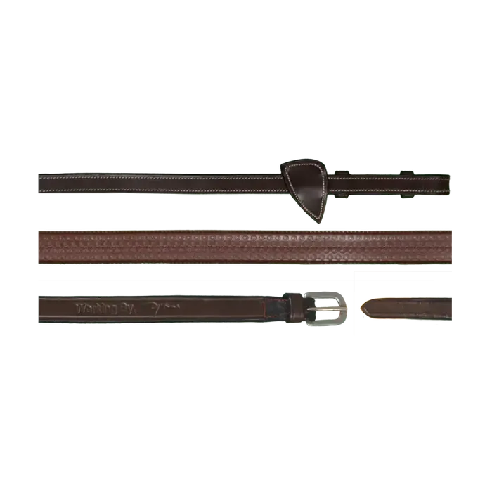 Rênes Caoutchouc 5/8 Dyon WO05B brown