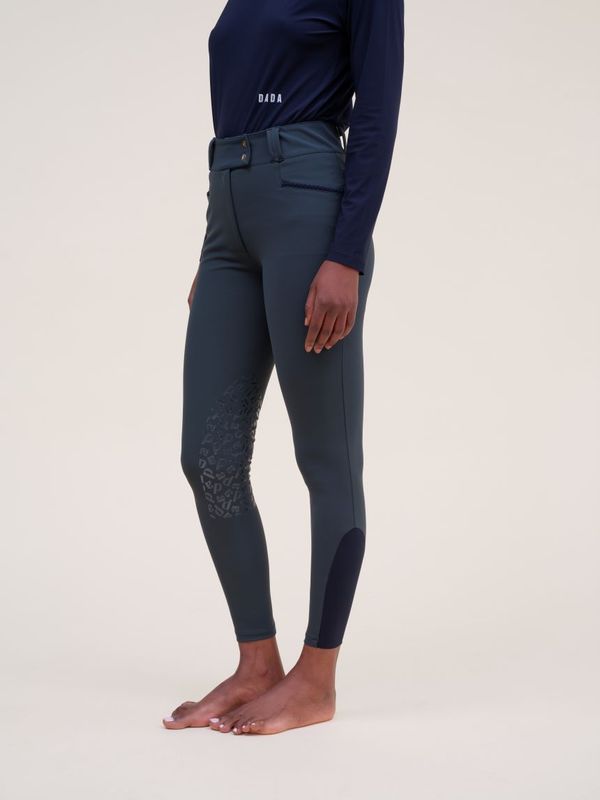 Kit New - Shaping riding pants with grip Dada Sport pine green