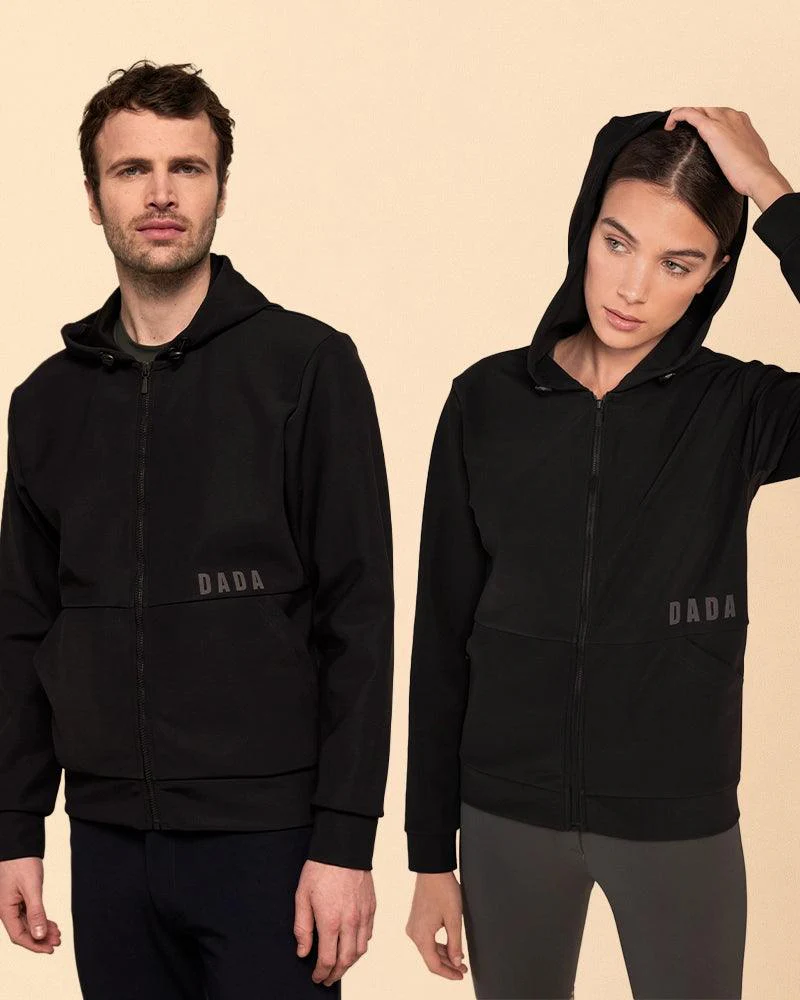 Dexter - Softshell jacket with hood Dada Sport Unisex Black