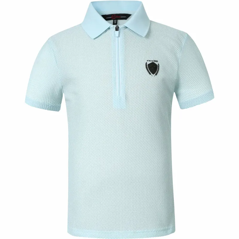 Polo Shirt Kid's Covalliero light blue