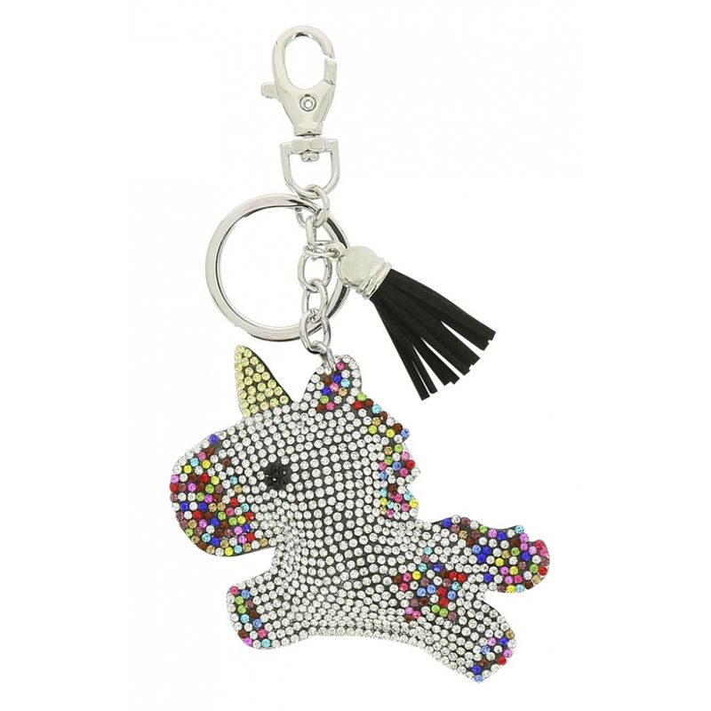 Porte Clés Baby Licorne multicolor