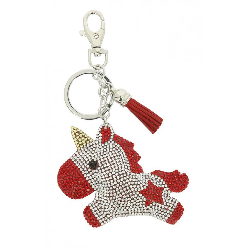 Porte Clés Baby Licorne red