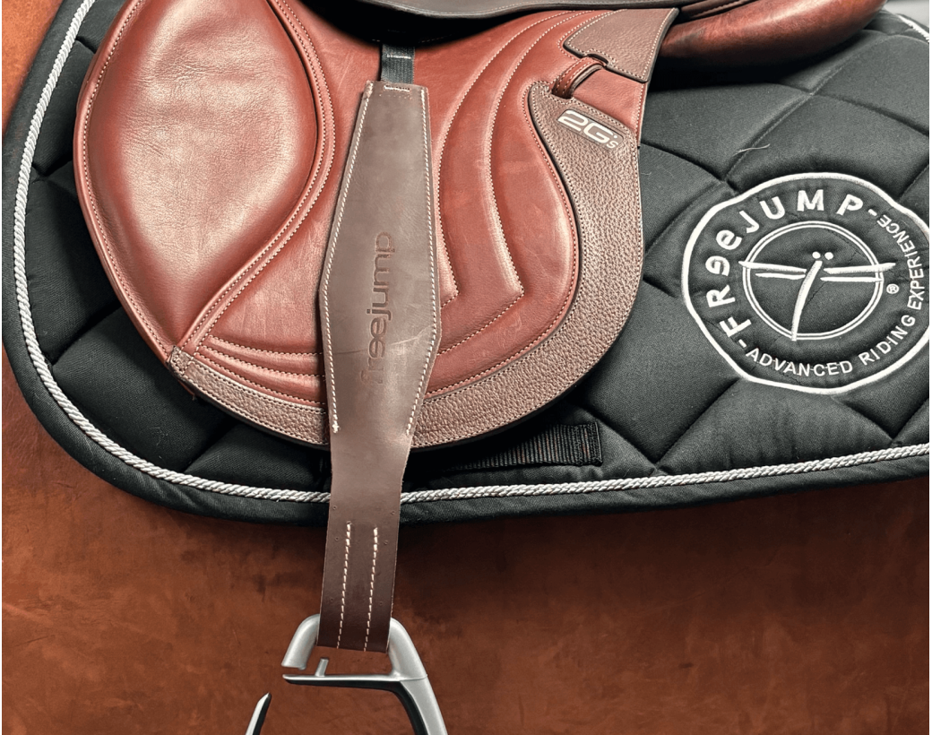 Freejump 4x6 Stirrup Leather Brown