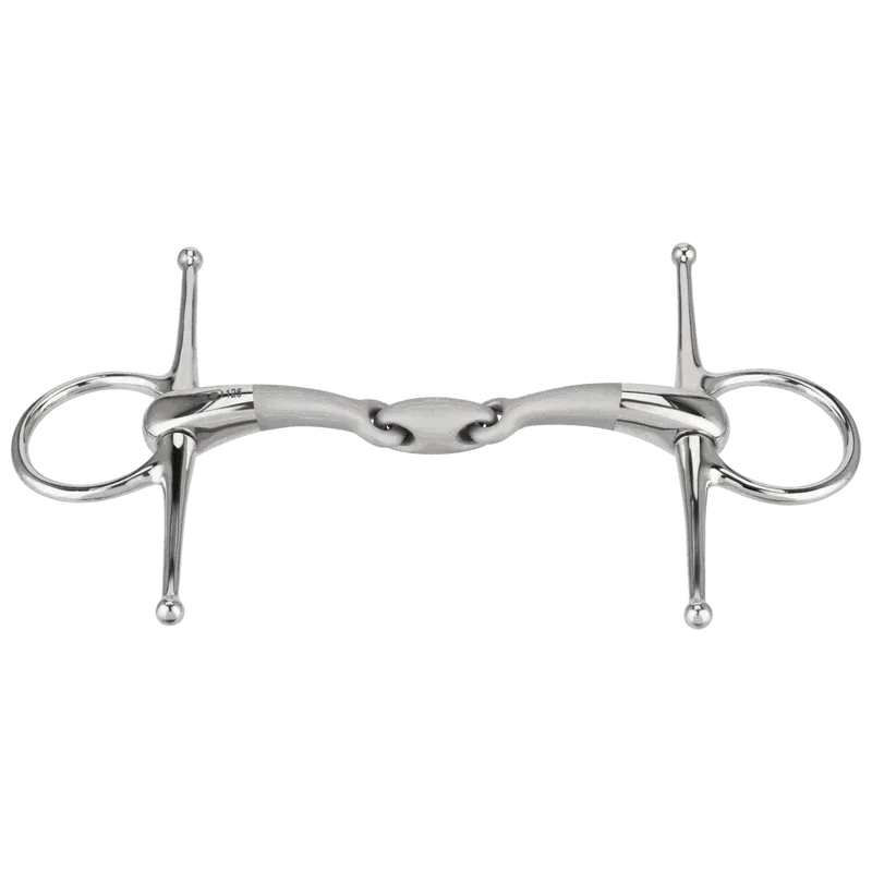 SATINOX Full Cheek bit 14 mm double jointed Sprenger