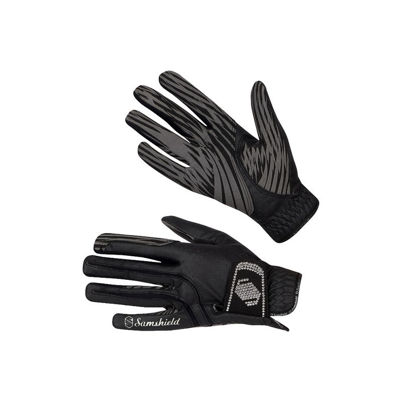 Samshield V-Skin Swarovski gloves black