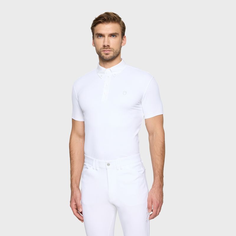 samshield Charles polo MC white
