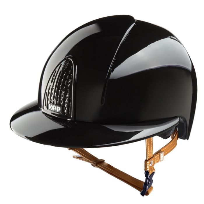 Kep Cromo Smart Visor Polo Polish Black Helmet jug beige